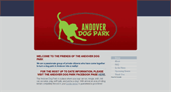 Desktop Screenshot of andoverdogparkma.com