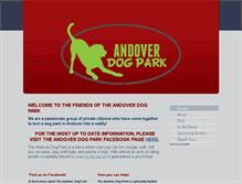 Tablet Screenshot of andoverdogparkma.com